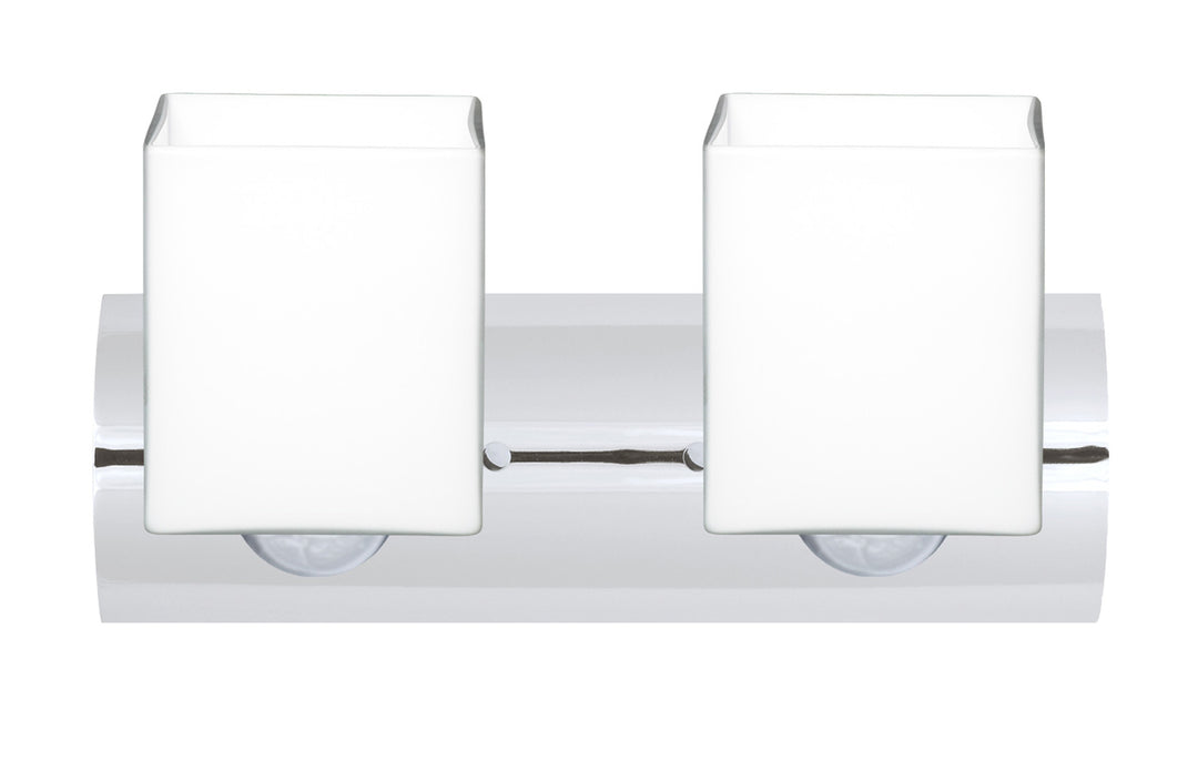 Besa Rise 2WZ-449807-LED-CR Bath Vanity Light 15 in. wide - Chrome