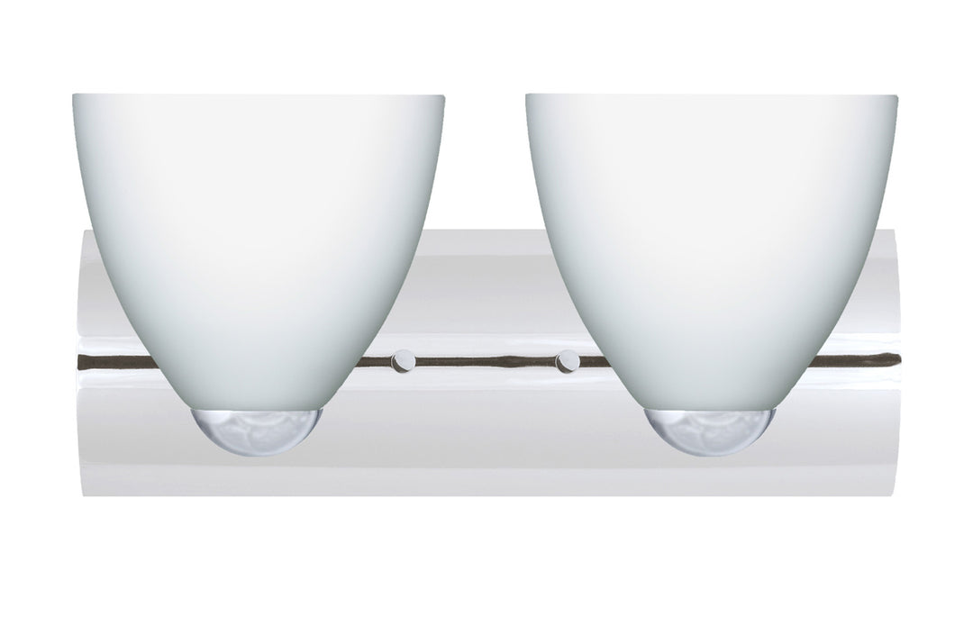 Besa Sasha 2WZ-757207-CR Bath Vanity Light 15 in. wide - Chrome