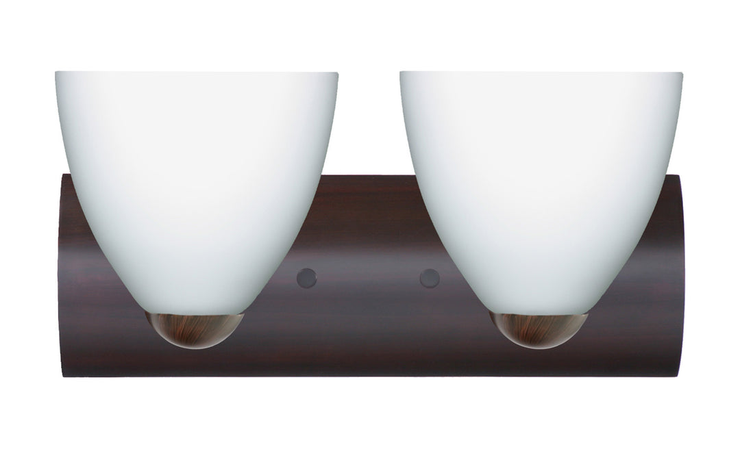 Besa Sasha 2WZ-757207-LED-BR Bath Vanity Light 15 in. wide - Bronze