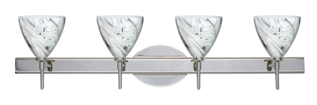 Besa Mia 4SW-1779MG-CR Bath Vanity Light 31 in. wide - Chrome