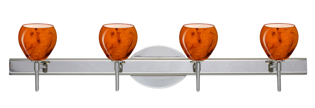 Besa Tay Tay 4SW-5605HB-CR Bath Vanity Light 31 in. wide - Chrome