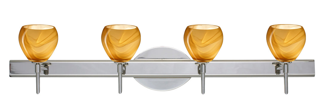 Besa Tay Tay 4SW-5605HN-CR Bath Vanity Light 31 in. wide - Chrome