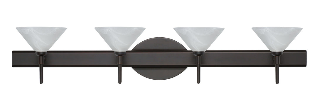 Besa Kona 4SW-117652-BR Bath Vanity Light 31 in. wide - Bronze