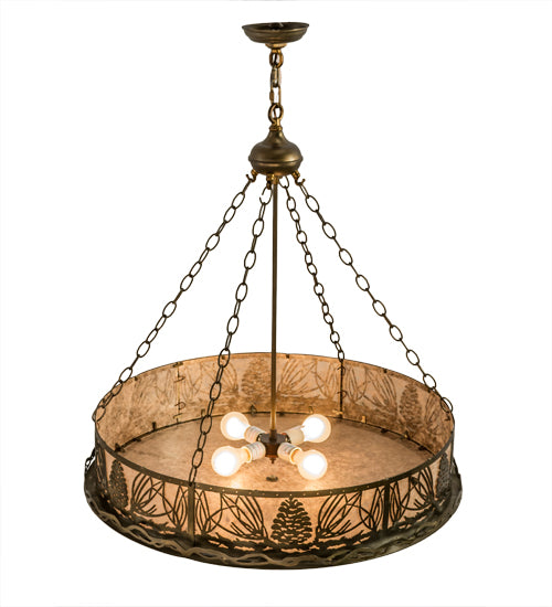 Meyda Tiffany Mountain Pine 49494 Pendant Light - Antique Copper