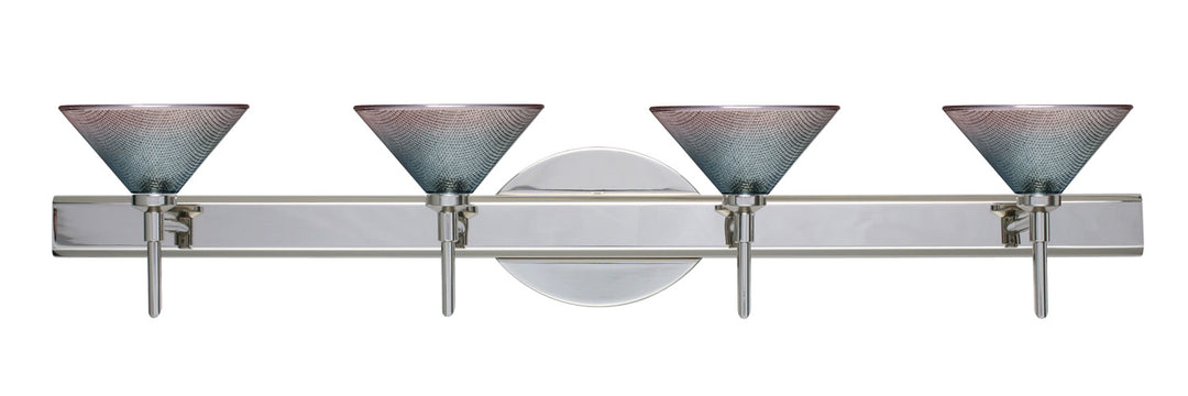 Besa Kona 4SW-117691-CR Bath Vanity Light 31 in. wide - Chrome
