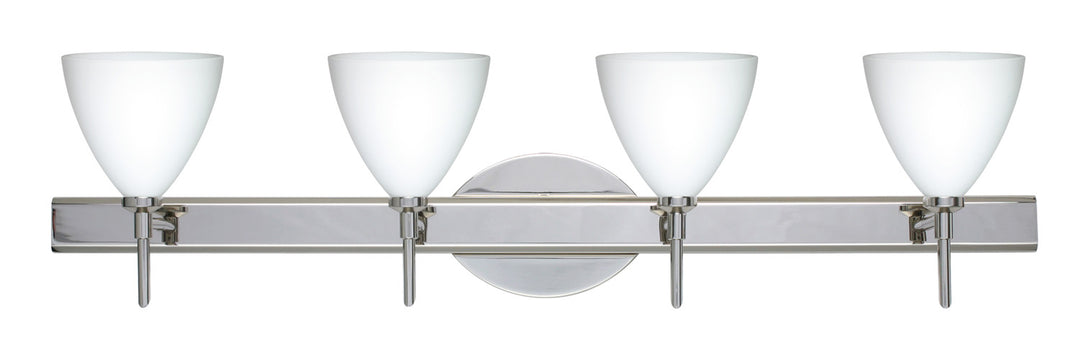 Besa Mia 4SW-177907-CR Bath Vanity Light 31 in. wide - Chrome