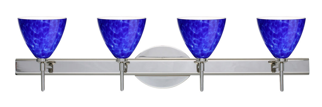 Besa Mia 4SW-177986-CR Bath Vanity Light 31 in. wide - Chrome