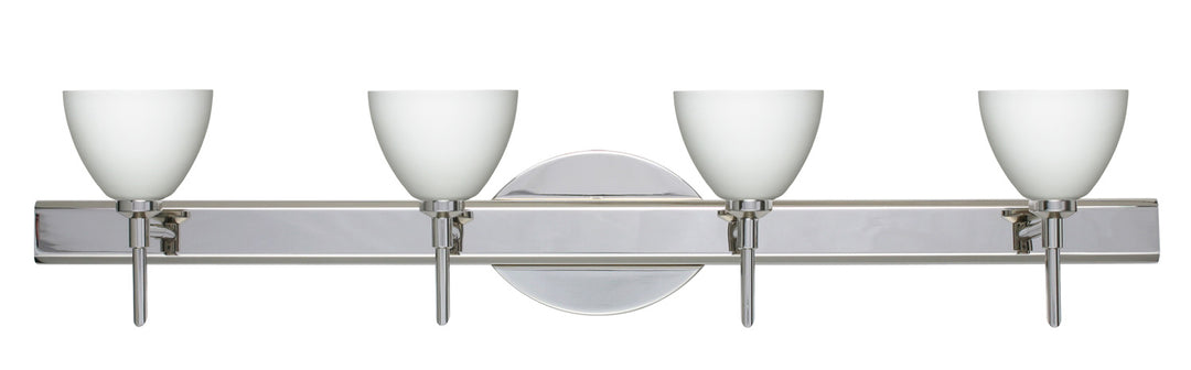 Besa Divi 4SW-185807-CR Bath Vanity Light 31 in. wide - Chrome