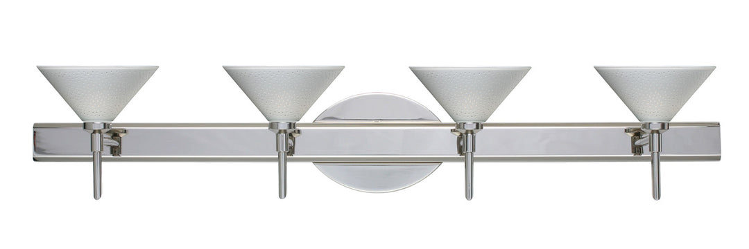 Besa Kona 4SW-282453-CR Bath Vanity Light 31 in. wide - Chrome
