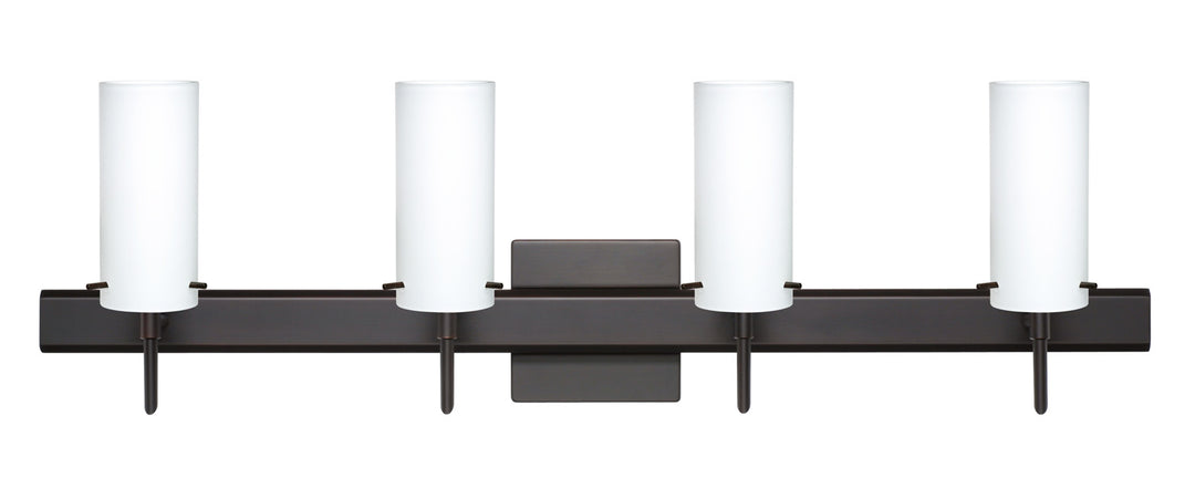 Besa Copa 4SW-440307-BR-SQ Bath Vanity Light 31 in. wide - Bronze