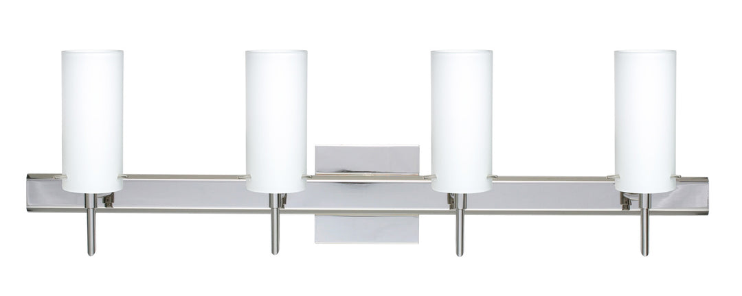 Besa Copa 4SW-440307-CR-SQ Bath Vanity Light 31 in. wide - Chrome