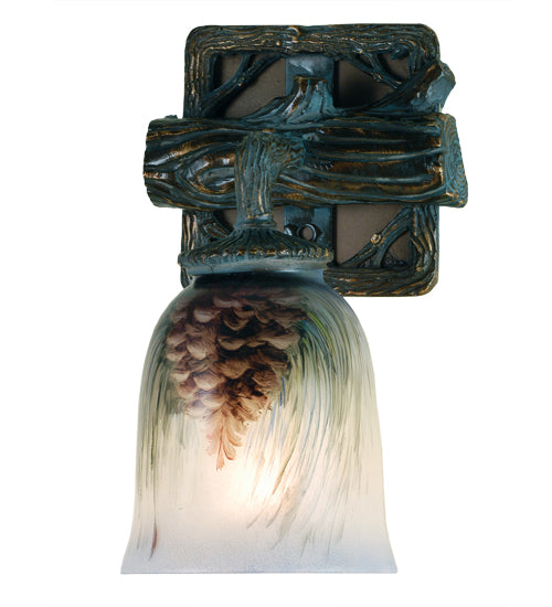 Meyda Tiffany Pinecone 49517 Wall Light - Antique Copper