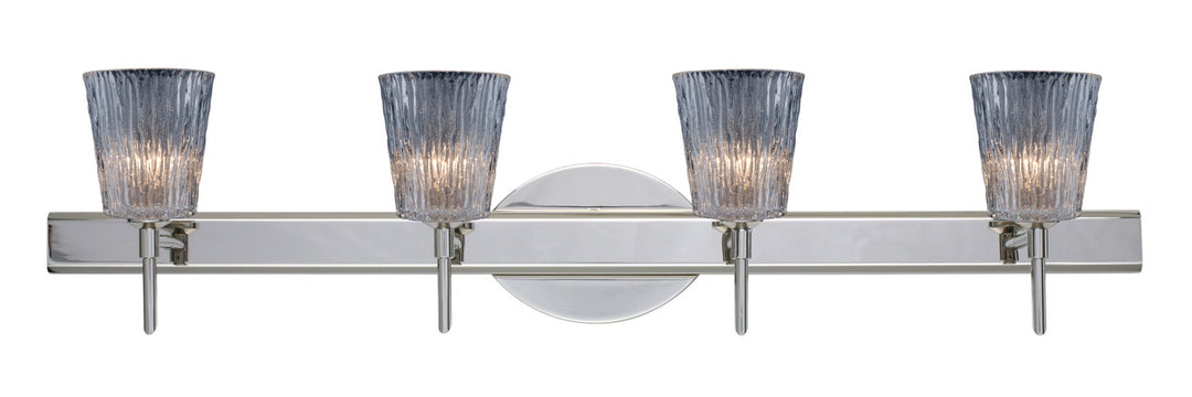 Besa Nico 4SW-512500-CR Bath Vanity Light 31 in. wide - Chrome