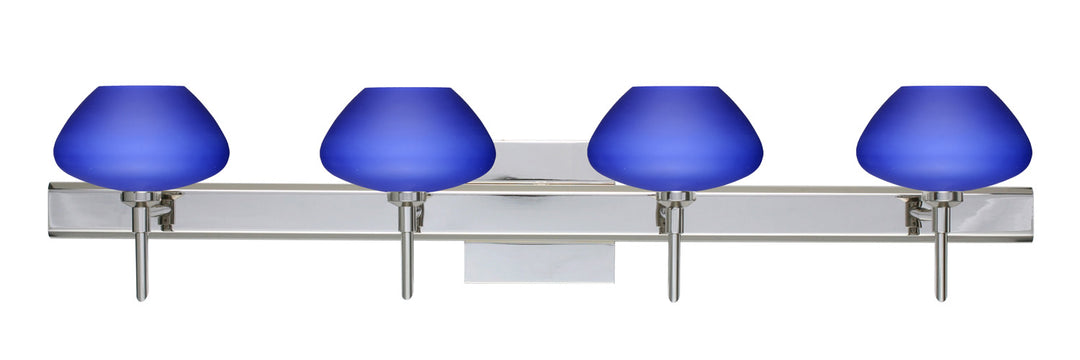 Besa Peri 4SW-541087-CR-SQ Bath Vanity Light 31 in. wide - Chrome