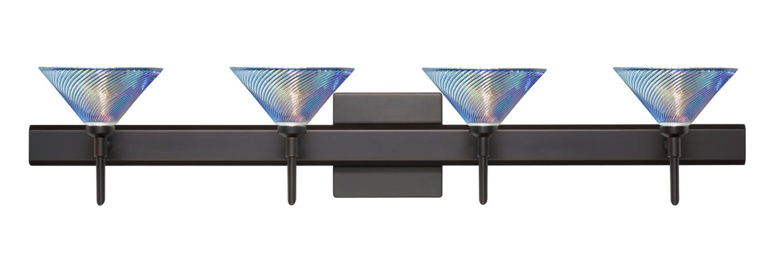 Besa Kona 4SW-550493-BR-SQ Bath Vanity Light 31 in. wide - Bronze