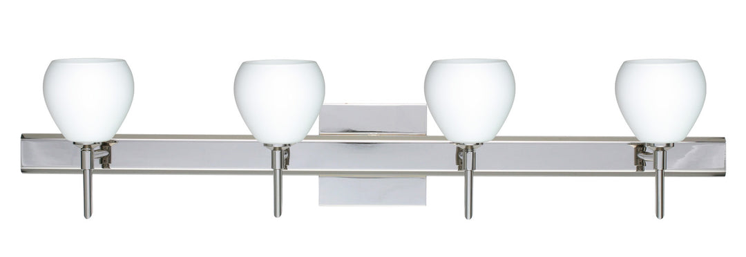 Besa Tay Tay 4SW-560507-CR-SQ Bath Vanity Light 31 in. wide - Chrome