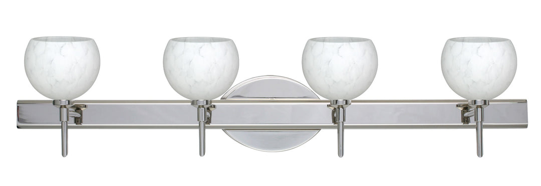 Besa Palla 4SW-565819-CR Bath Vanity Light 31 in. wide - Chrome