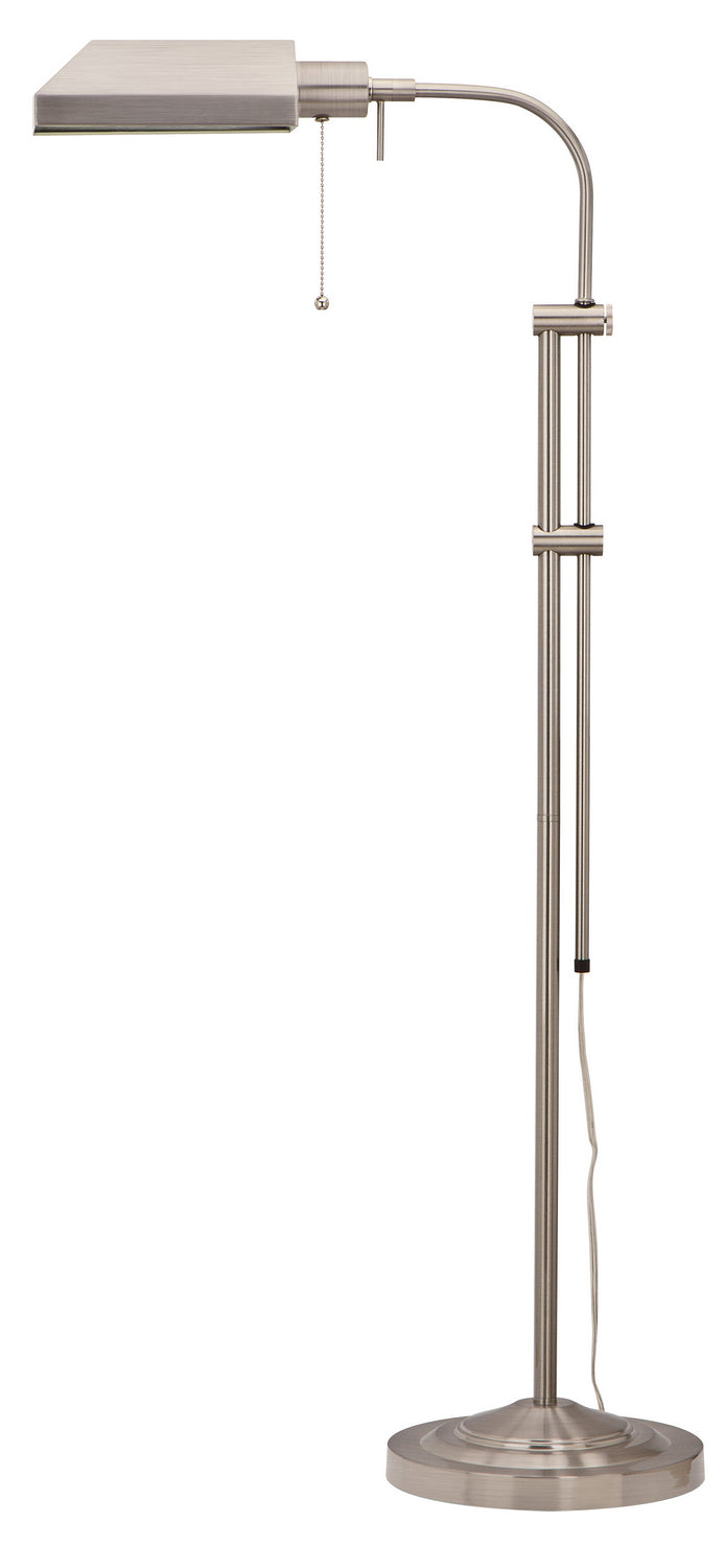 Cal Lighting BO-117FL-BS Pharmacy One Light Floor Lamp Lamp Pewter, Nickel, Silver