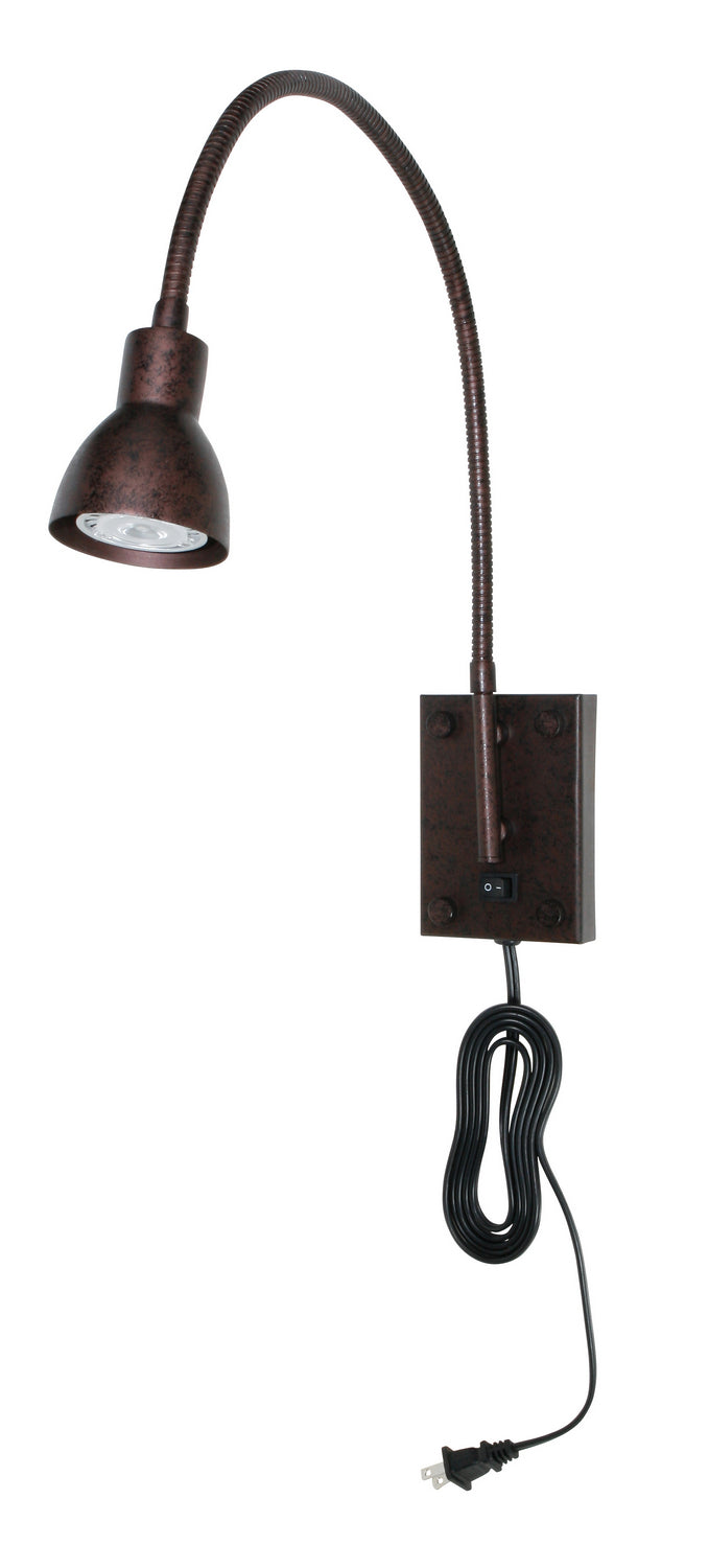 Cal Lighting BO-119-RU Led Gooseneck Led Wall Lamp Lamp Bronze / Dark