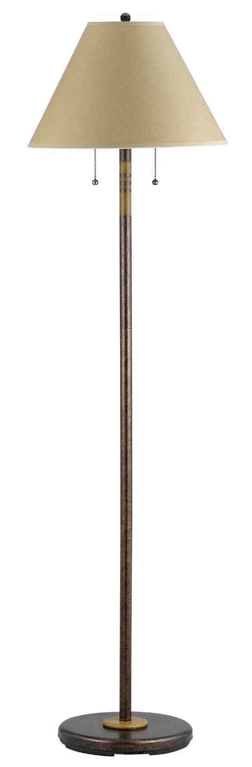 Cal Lighting BO-234FL-RU Soho Two Light Floor Lamp Lamp Bronze / Dark