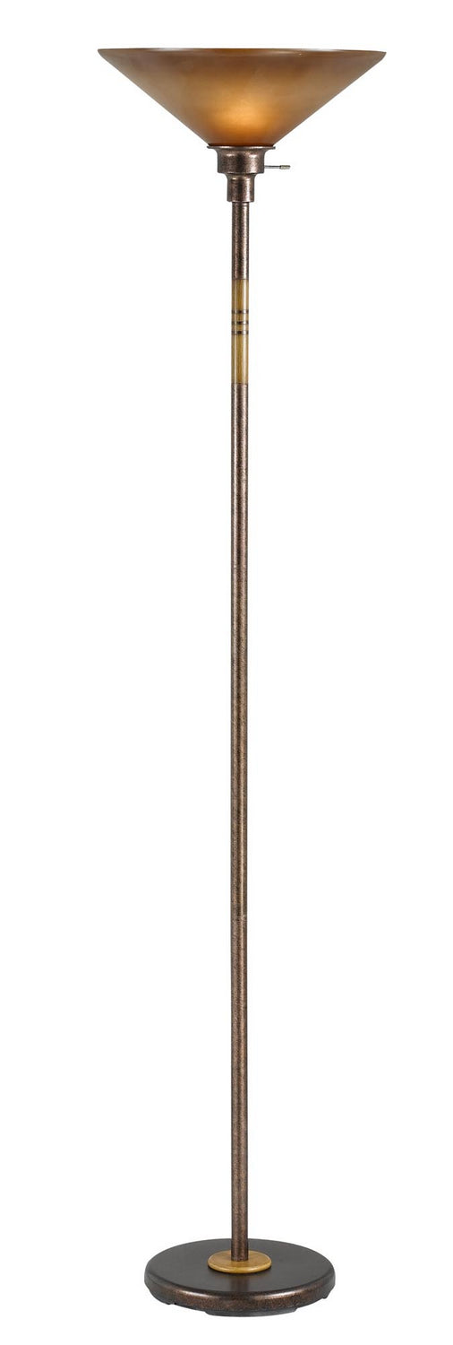 Cal Lighting BO-234TR-RU Soho One Light Torchiere Lamp Bronze / Dark