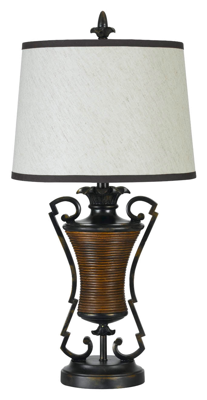 Cal Lighting BO-685 Pahokee 150W Way Pahokee Resin/Ml Tb Lp Lamp Bronze / Dark