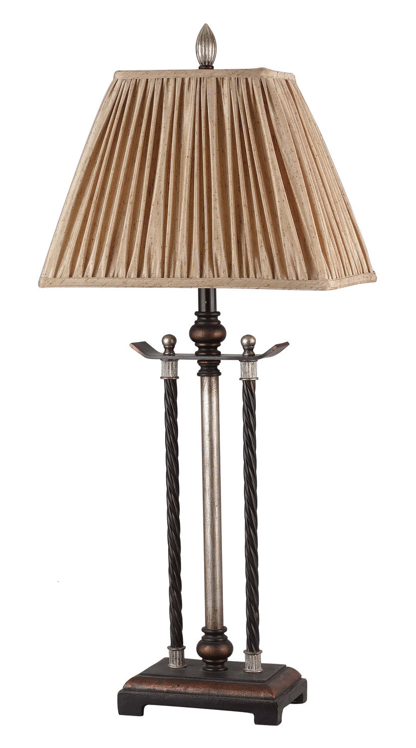 Cal Lighting BO-689 Meridian 150W 3 Wy Meridian Iron/Resin Tb Lp Lamp Bronze / Dark