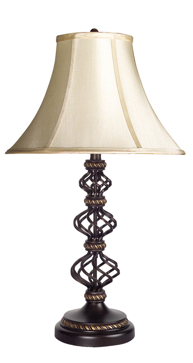 Cal Lighting BO-860 Iron One Light Table Lamp Lamp Bronze / Dark