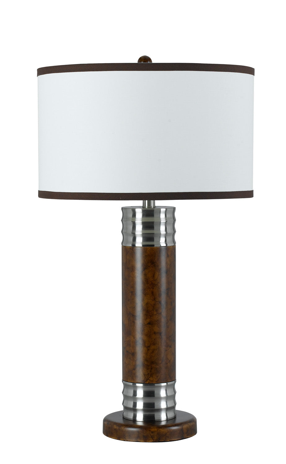 Cal Lighting BO-964TB Saffored One Light Table Lamp Lamp Bronze / Dark