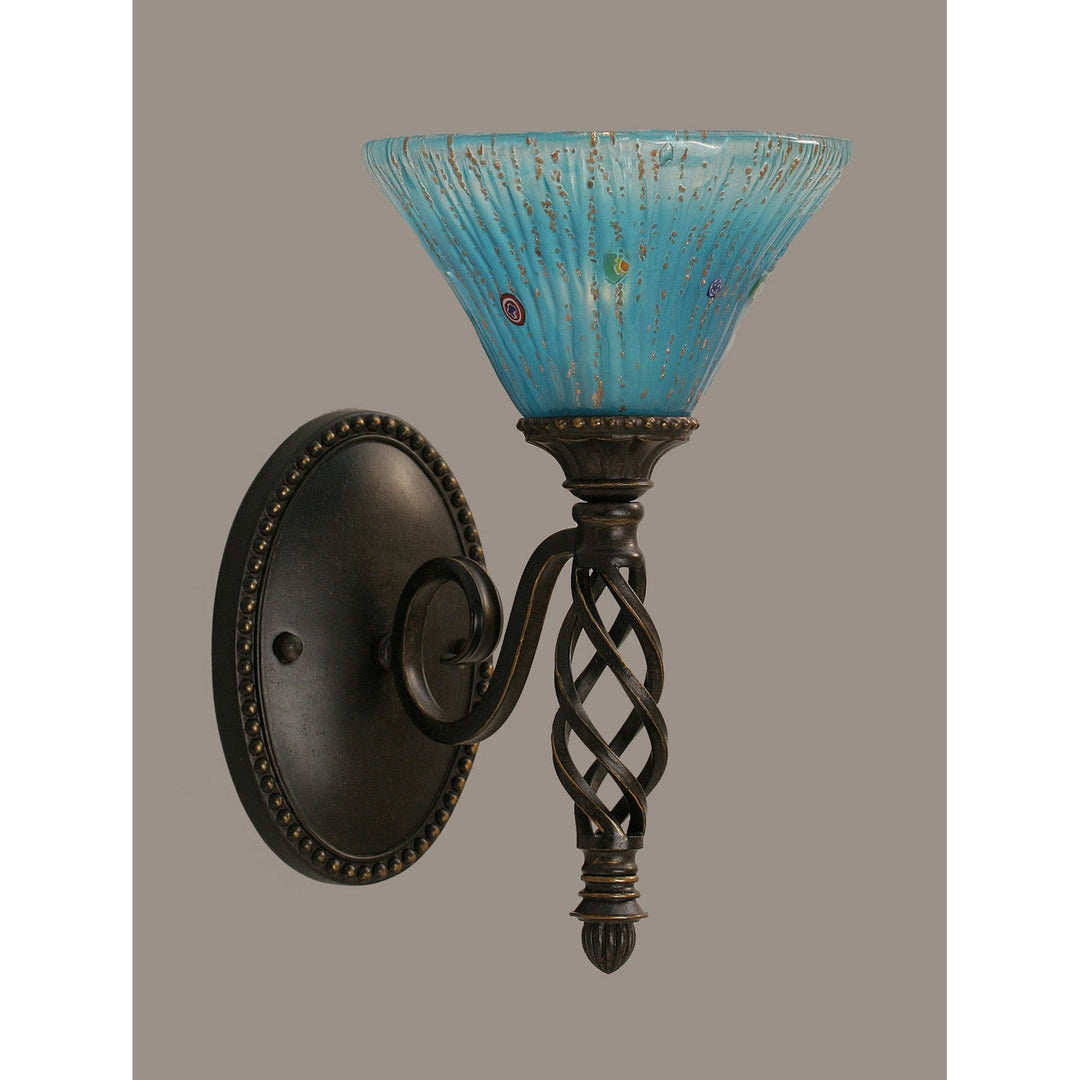 Toltec Eleganté 161-dg-458 Wall Sconce Light - Dark Granite