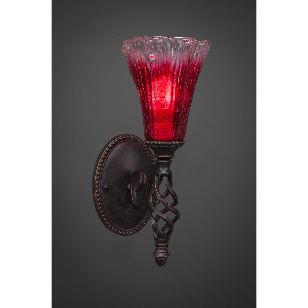 Toltec Eleganté 161-dg-726 Wall Sconce Light - Dark Granite