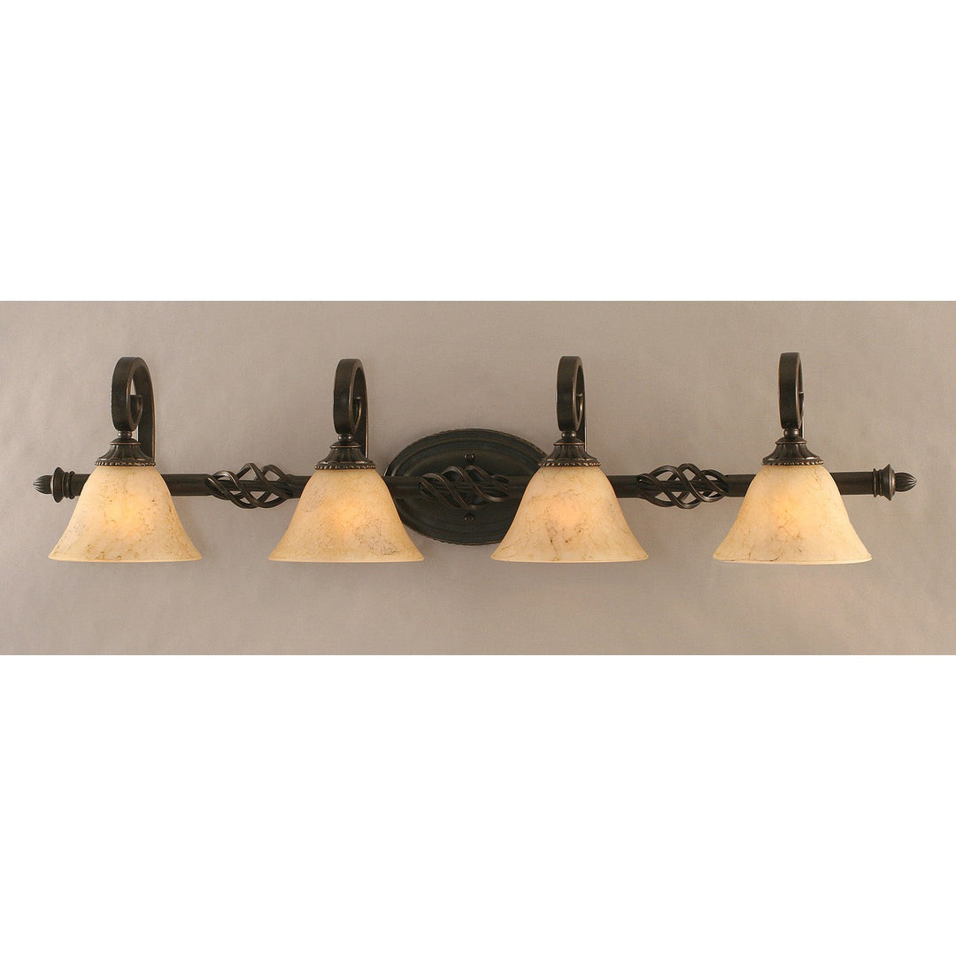 Toltec Eleganté 164-dg-508 Bath Vanity Light 40 in. wide - Dark Granite