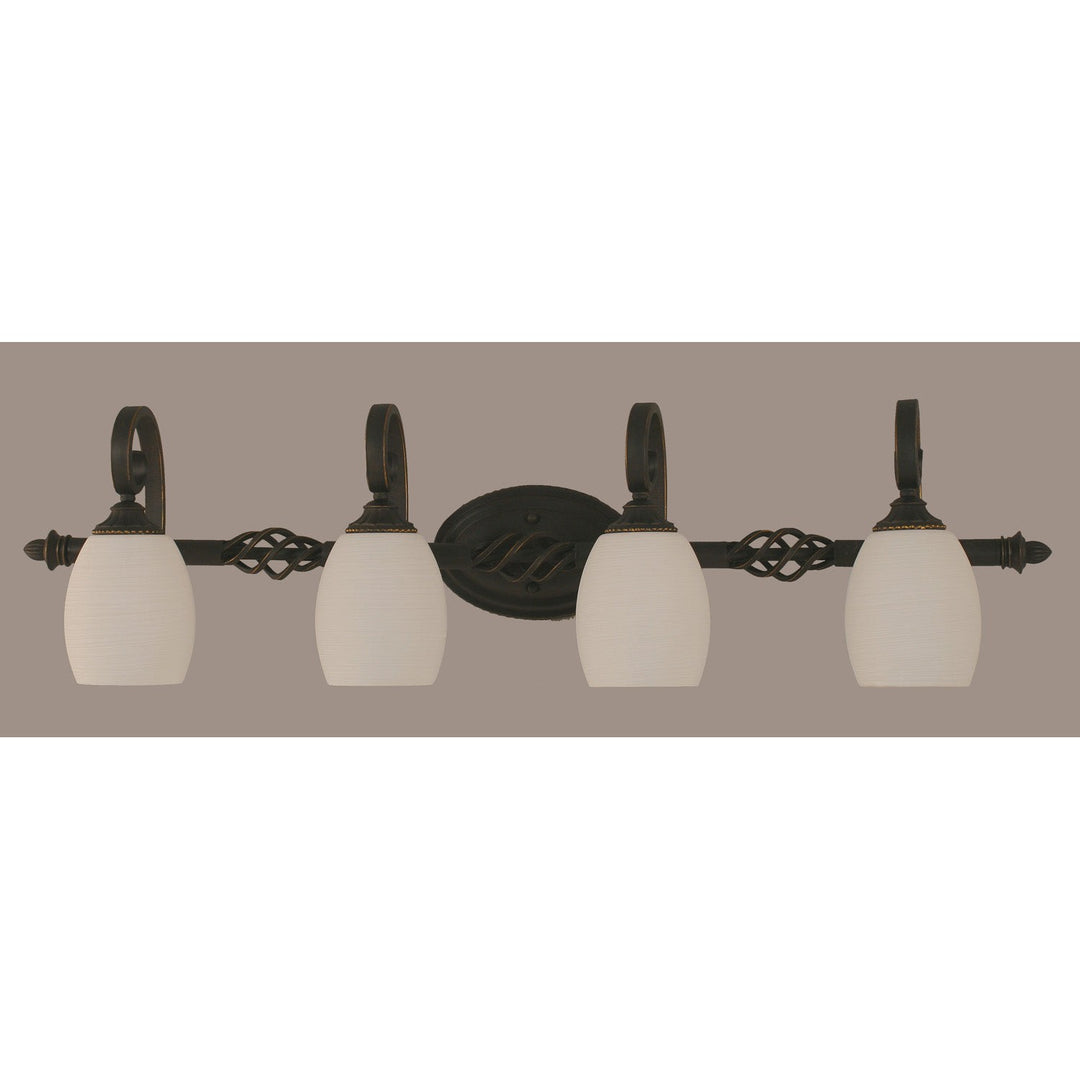 Toltec Eleganté 164-dg-615 Bath Vanity Light 40 in. wide - Dark Granite