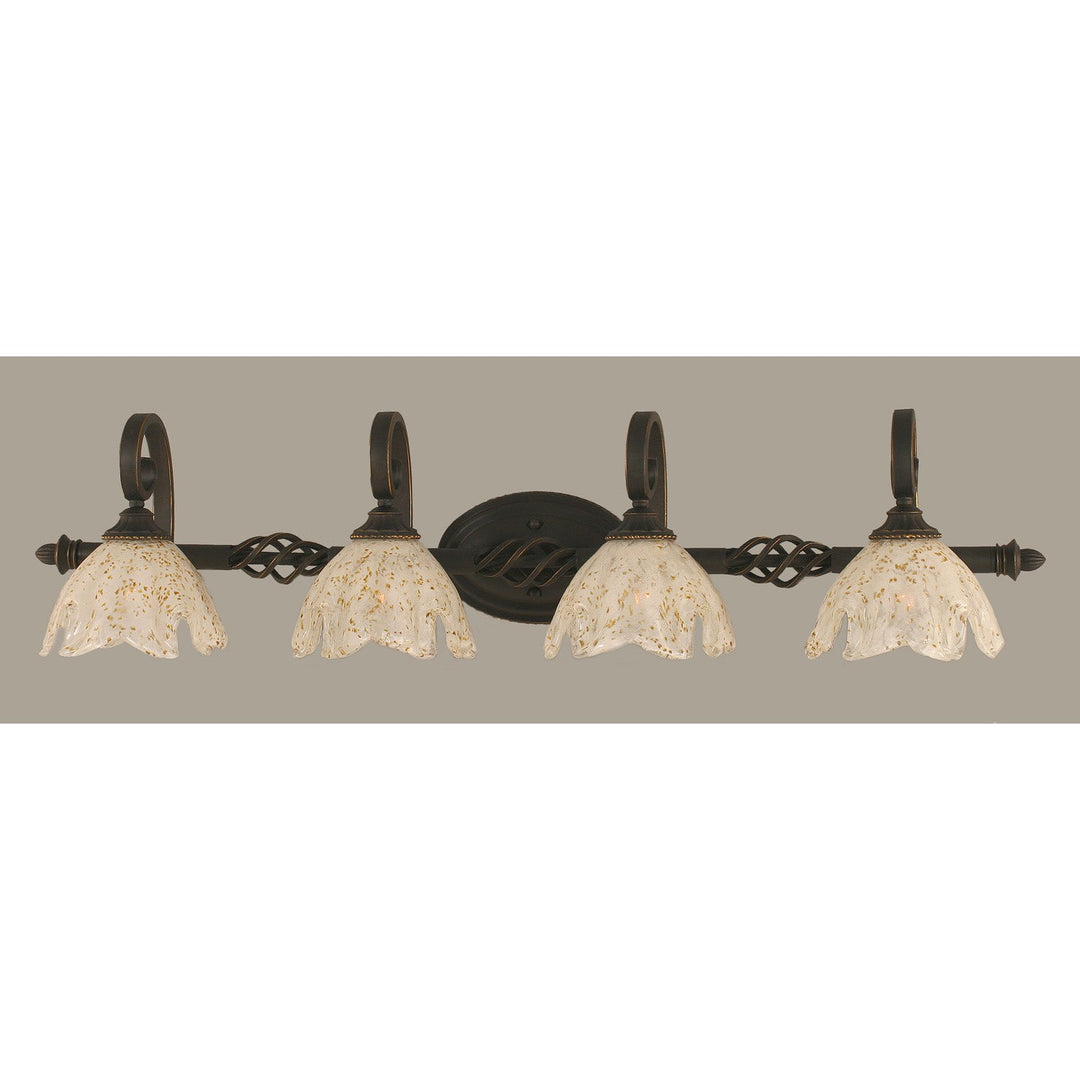 Toltec Eleganté 164-dg-755 Bath Vanity Light 40 in. wide - Dark Granite