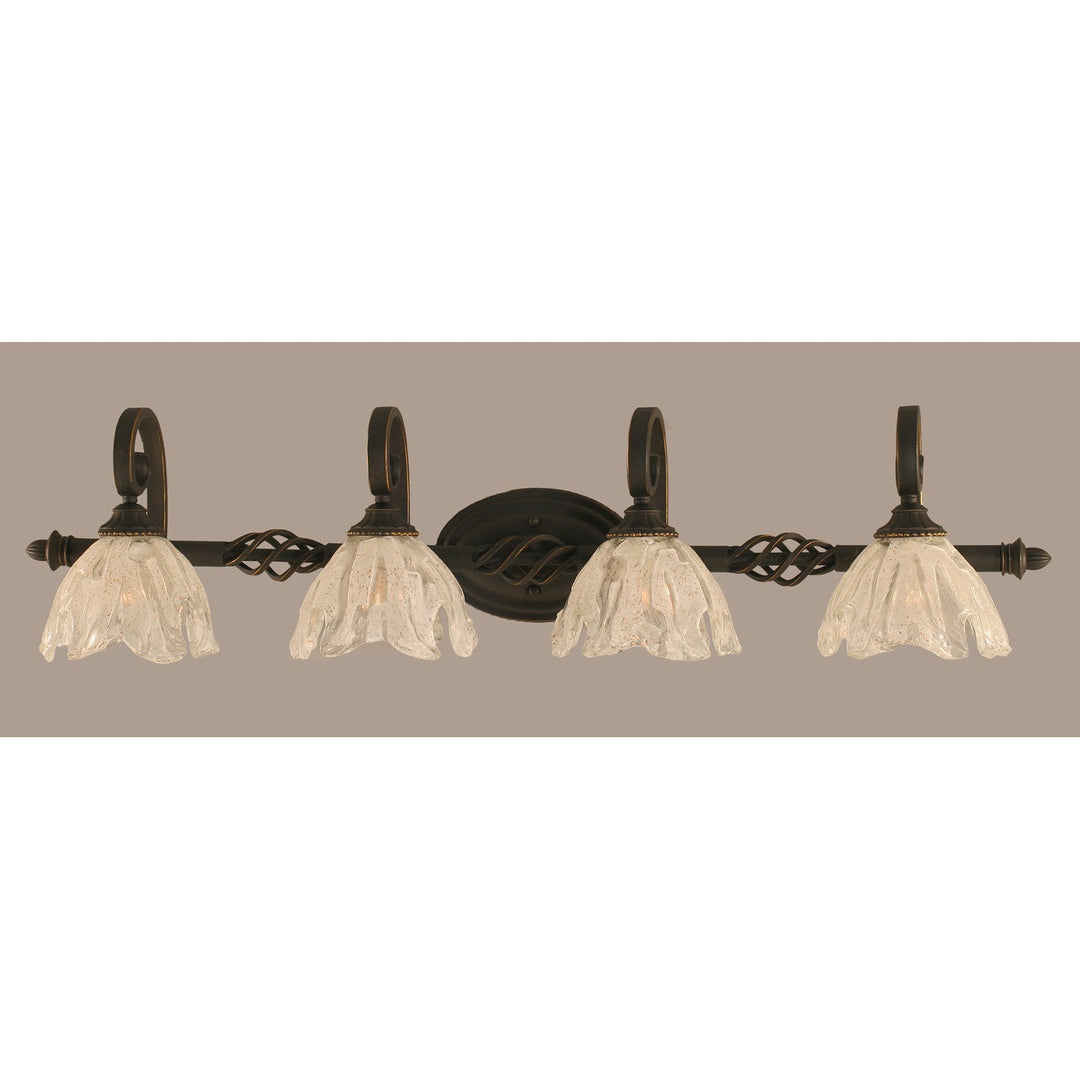 Toltec Eleganté 164-dg-759 Bath Vanity Light 40 in. wide - Dark Granite