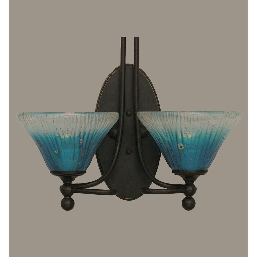 Toltec Capri 590-dg-458 Wall Sconce Light - Dark Granite