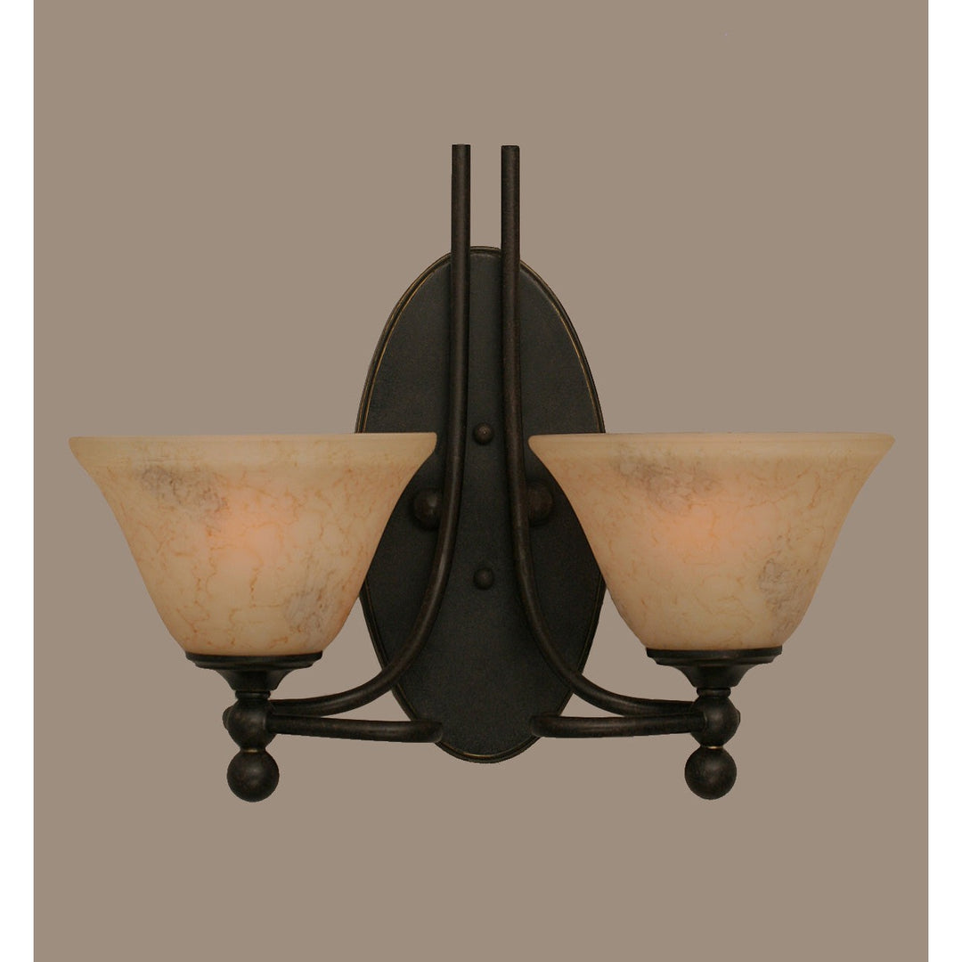 Toltec Capri 590-dg-508 Wall Sconce Light - Dark Granite