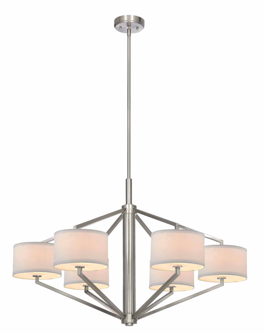 Dolan Designs Monaco 1882-09 Chandelier Light - Satin Nickel