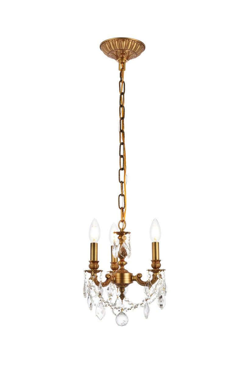 Elegant Lillie 9103D10FG/RC Chandelier Light - French Gold