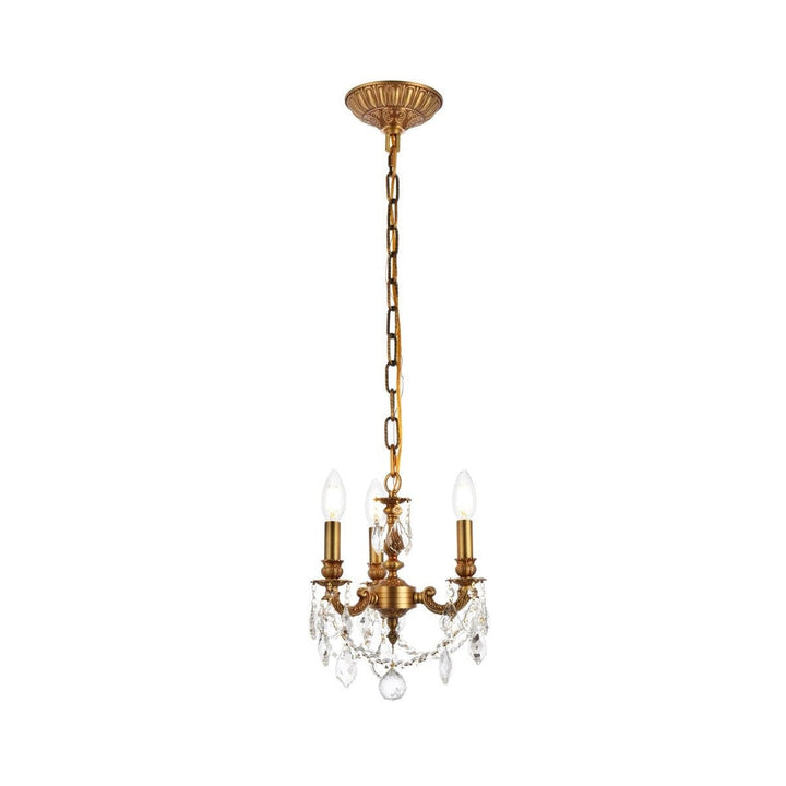 Elegant Lillie 9103D10FG/RC Chandelier Light - French Gold