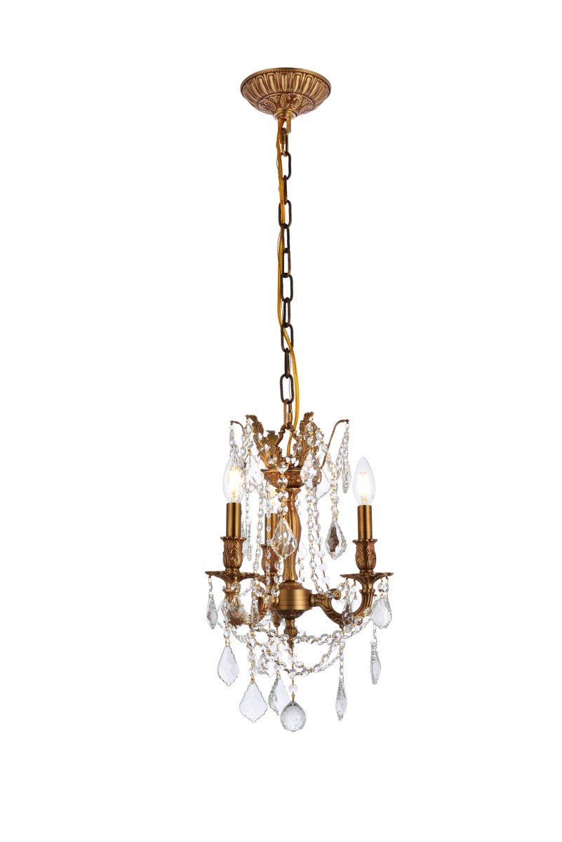 Elegant Rosalia 9203D13FG/RC Chandelier Light - French Gold