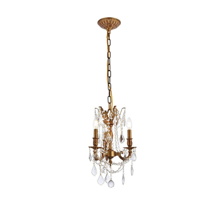 Elegant Rosalia 9203D13FG/RC Chandelier Light - French Gold