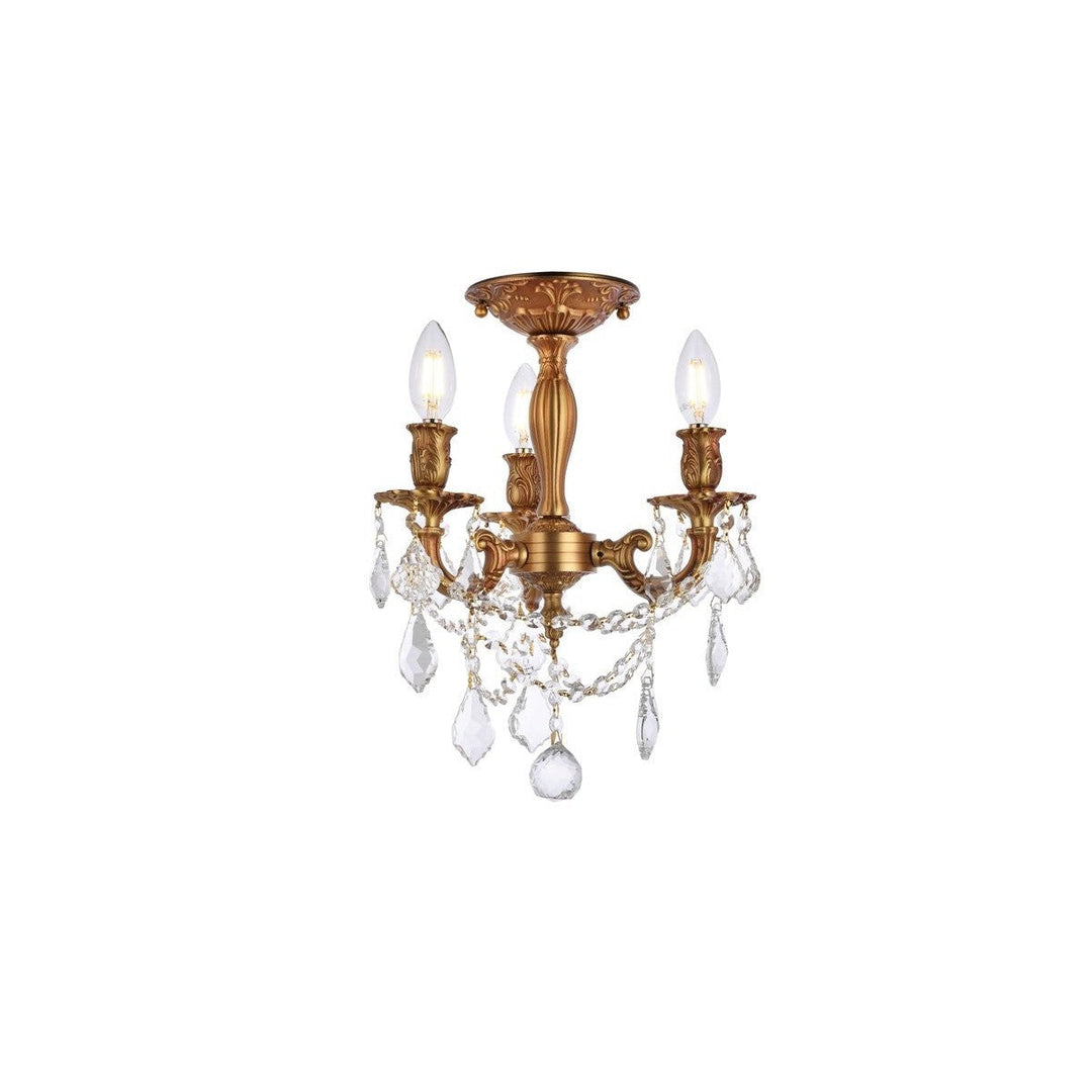 Elegant Rosalia 9203F13FG/RC Ceiling Light - French Gold