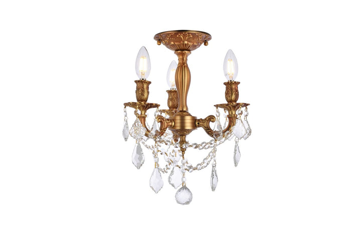 Elegant Rosalia 9203F13FG/RC Ceiling Light - French Gold