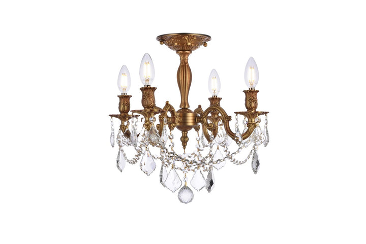 Elegant Rosalia 9204F17FG/RC Ceiling Light - French Gold