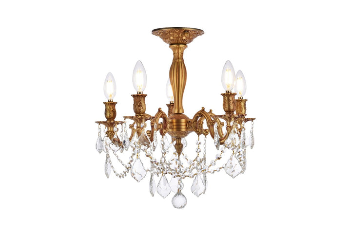 Elegant Rosalia 9205F18FG/RC Ceiling Light - French Gold