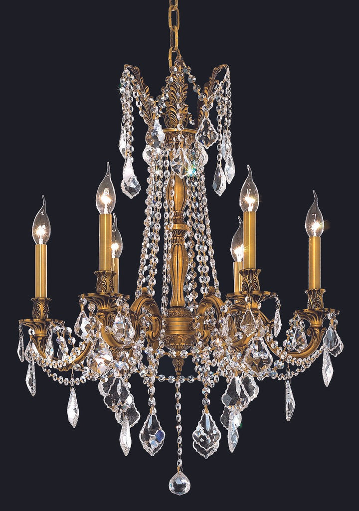 Elegant Rosalia 9206D23FG/RC Chandelier Light - French Gold