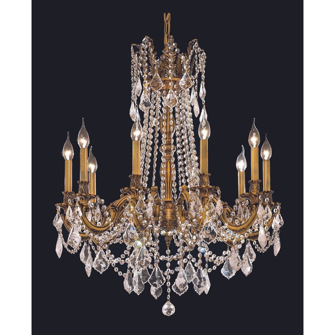 Elegant Rosalia 9210D28FG/RC Chandelier Light - French Gold