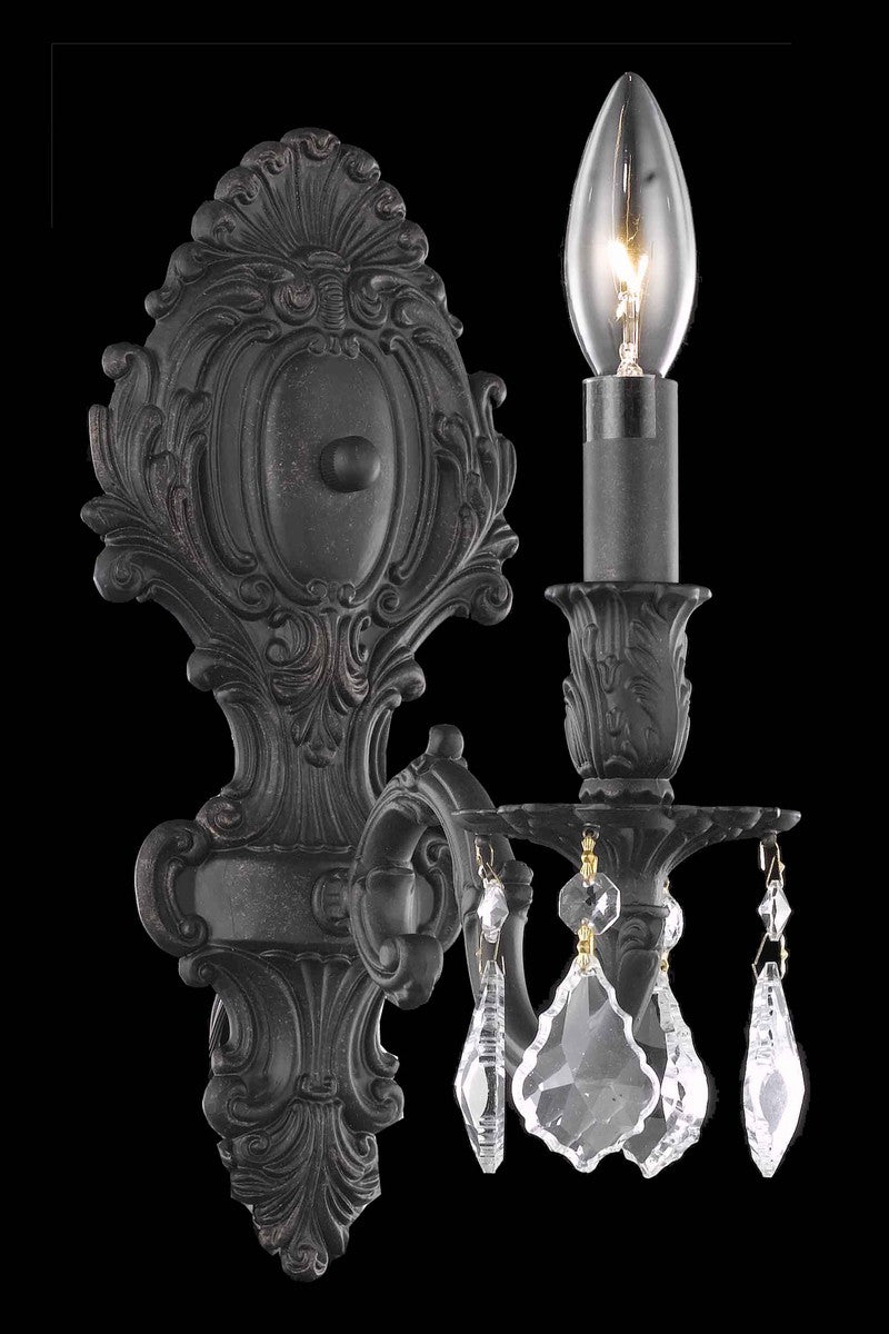 Elegant Monarch 9601W5DB/RC Wall Sconce Light - Dark Bronze