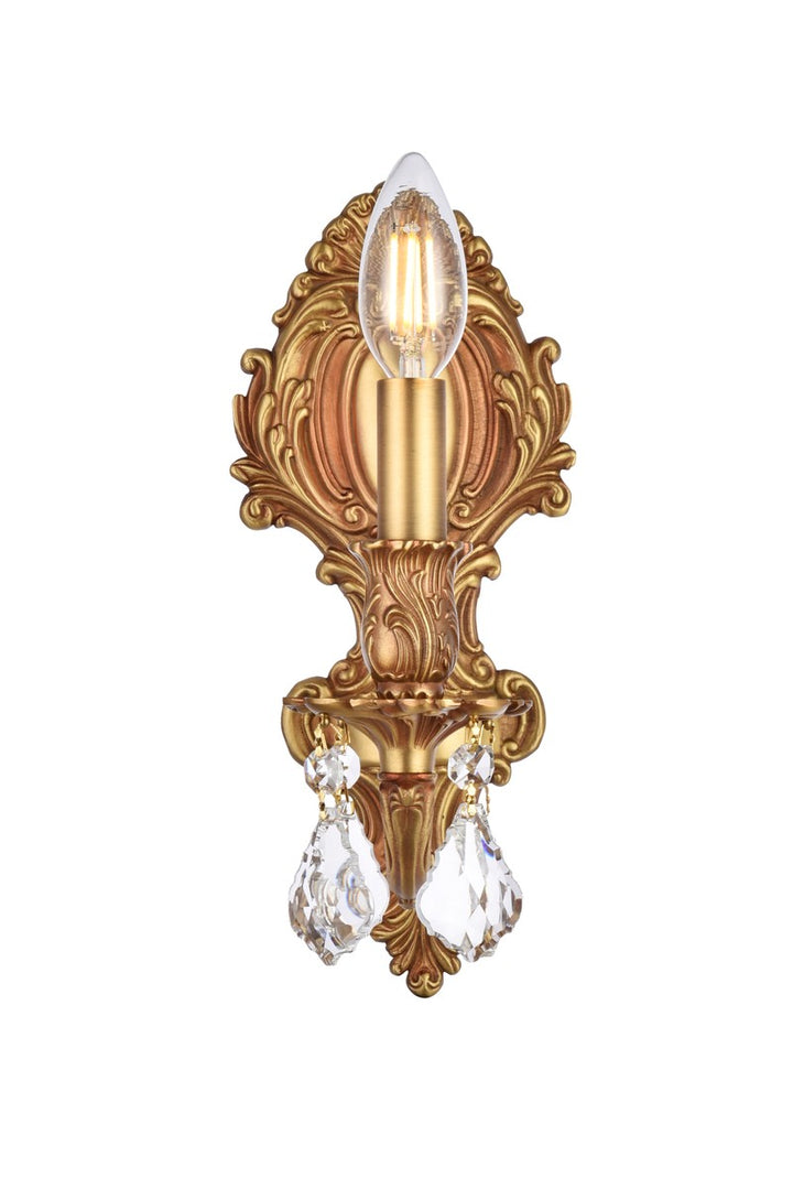 Elegant Monarch 9601W5FG/RC Wall Sconce Light - French Gold